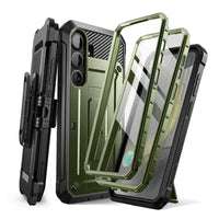 UB Pro Heavy Duty Rugged Case for Samsung Galaxy S25 Plus with Dual Front Frames & Built-in Screen Protector - Guldan